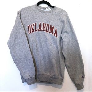 Champion Gray Crewneck Sweater Size 